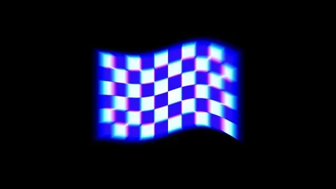 Checkered Flag Wave Background Stock Footage 340305454
