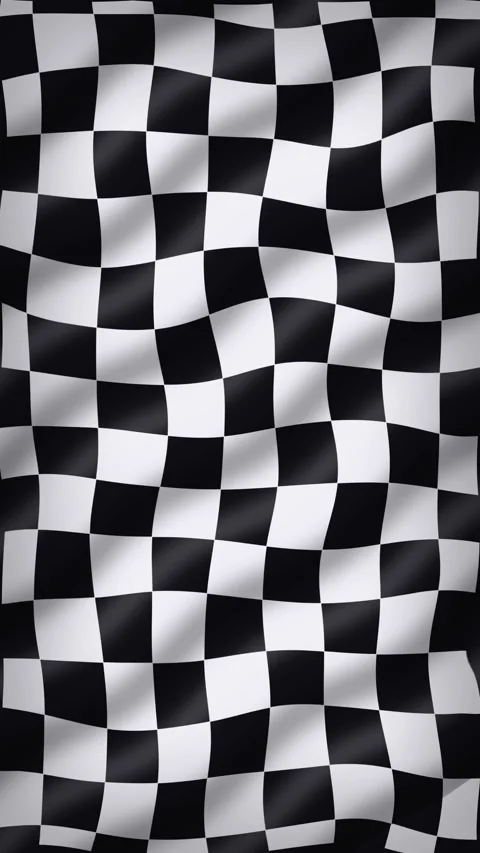 Checkered flag waving loop background Stock Footage 347050050