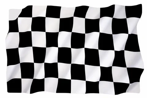 Checkered Flag - Win - Winning Illustrazione stock