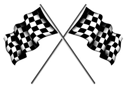 Checkered flags Stock Illustration