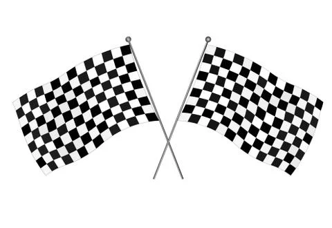 Checkered flags Stock Illustration