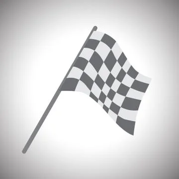 Checkered flags .vector Illustrazione stock