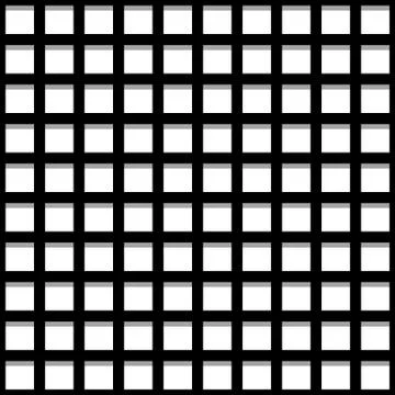 Checkered geometric pattern. Abstract uncolored pattern with squares / rectan Stock Illustration