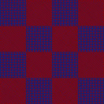 Checkered geometric seamless pattern Stock Illustration