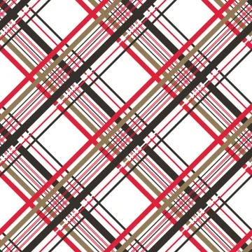 Checkered gingham fabric seamless pattern in black, white and blue, vector. E Stock Illustration