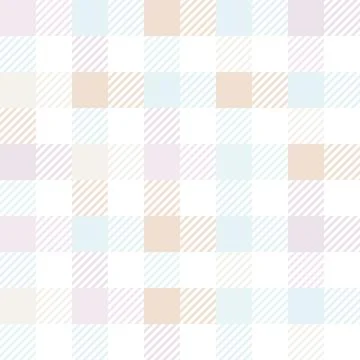 Checkered gingham print, spring picnic tablecloth plaid seamless pattern Stockillustratie