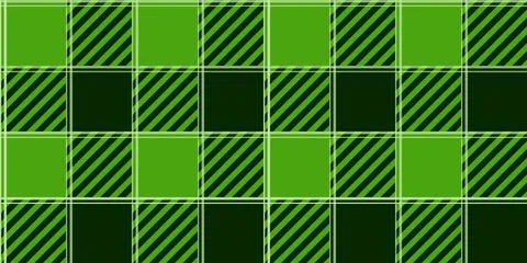 Checkered green seamless pattern vector graphic Stock Illustration