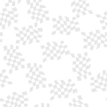 Checkered grey and white flag background. Abstract geometric seamless pattern Stock Illustration