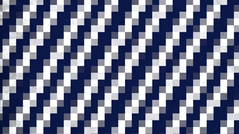 Checkered grid blue and white squares in a pattern Stock-Footage 289227675