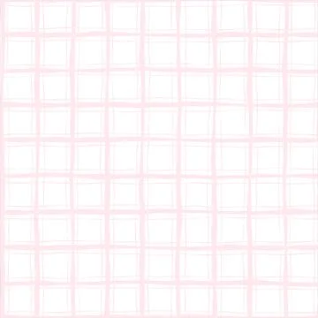 Checkered Grid Doodle Plaid Line Background Seamless Pattern For Girly Menu Or Illustrazione stock