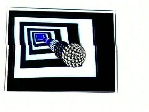 Checkered Hallway Stock Footage 307715