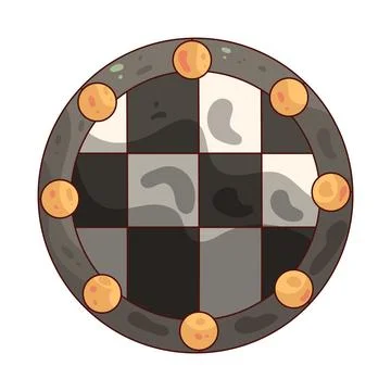 Checkered illustration Illustrazione stock