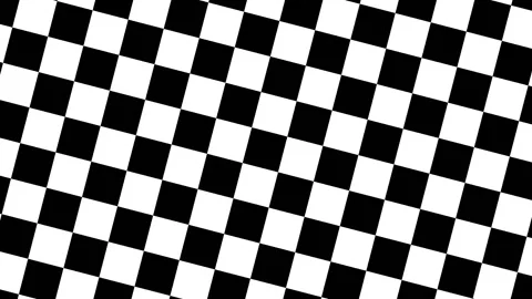 Checkered infinite chessboard animation motion graphics Stock Footage 157896301