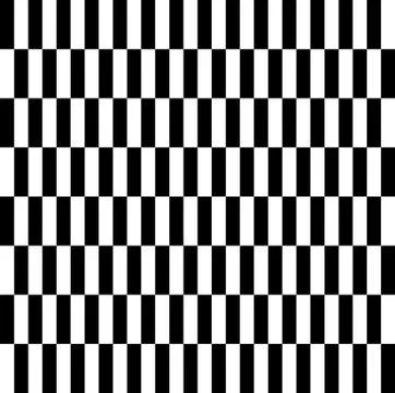 Checkered, irregular pattern. Abstract, monochrome vector texture. Illustrazione stock