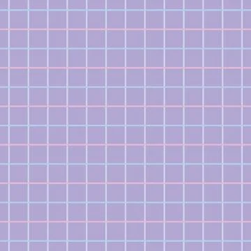 Checkered lilac pastel pattern Stock Illustration