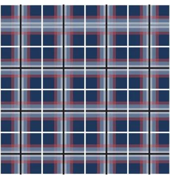 Checkered Lines Seamless Design Texture Stock Illustration