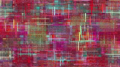 Checkered multicolored patchwork pattern as abstract background. Stock Illustration