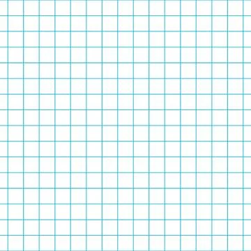 Checkered notebook paper vector seamless pattern Stock Illustration