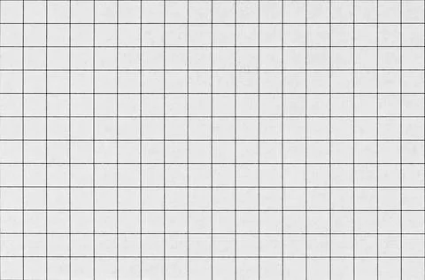 Checkered Paper Sheet with Close-Up Grid on Isolated White Background for Not Stock Photos