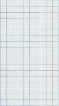 Checkered Paper Sheet with Close-Up Grid on Isolated White Background for Not Stock Photos