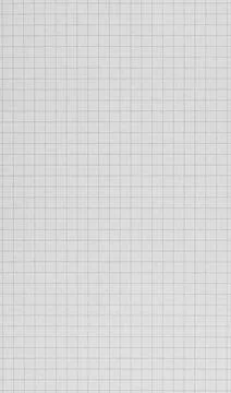 Checkered Paper Sheet Close-Up Grid on White Background for Study and Math Stock Photos