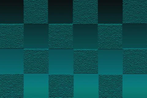Checkered pattern with 3D textured squares, ombre effect Illustrazione stock