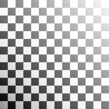 Checkered pattern, background with gradient fill. Vector. Illustrazione stock