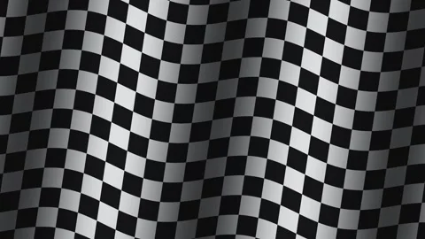 Checkered pattern design in black and white creates visual Stock Footage 337968765