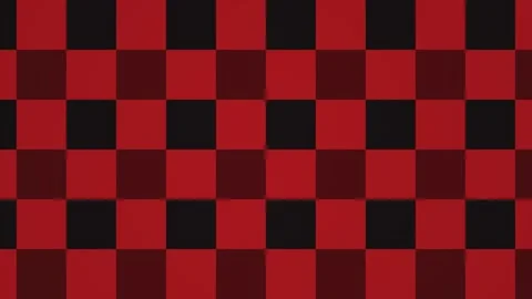Checkered pattern in red and black colors on a solid Stock Footage 338202211