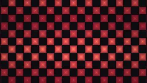Checkered pattern with red and black squares on a flat Stock Footage 339290874