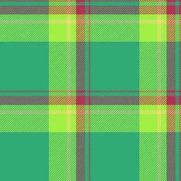 Checkered pattern texture background, smooth fabric vector seamless. Christ.. Stock Illustration