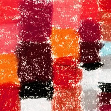 Checkered plaid background. Red brown blue white black hand drawn plaid patte Stock Illustration