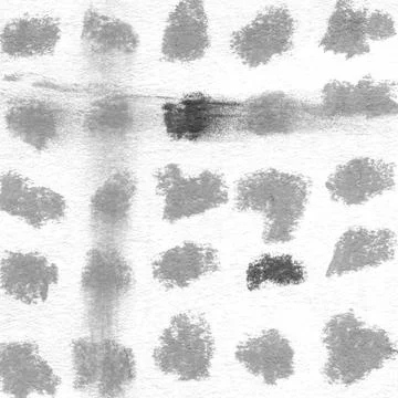 Checkered plaid dots background. Black and white ink hand drawn tartan, plaid Stock Illustration