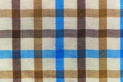 Checkered plaid textile material pattern texture Stock Photos