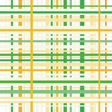 Checkered plaid vector background. Green and yellow tartan, plaid seamless pa Stock Illustration