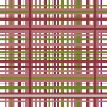 Checkered plaid vector background. Pink green tartan, plaid seamless pattern, Stock Illustration