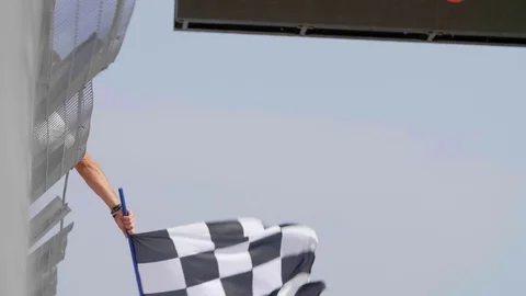 Checkered Race Flag Vidéo 81250953