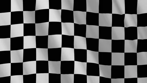 Checkered Race Flag waving auto sport background 3D animation 4K seamless loop Stock Footage 162729517