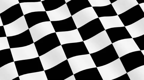 Checkered Racing Flag - 3d animation, se... | Stock Video | Pond5