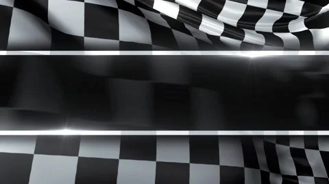 Checkered Racing Flag  Video stock 60242171