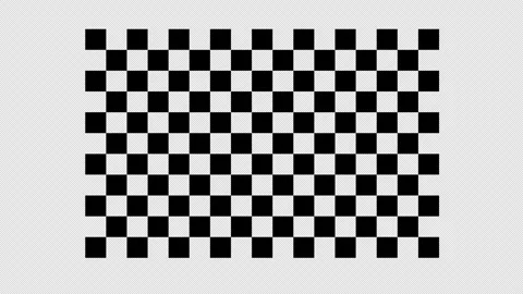 Checkered racing flag graphic animation. Alpha channel. Transparent background Stock Footage 314168338