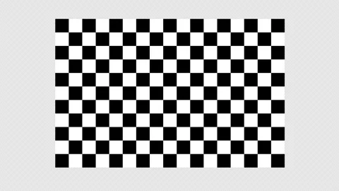 Checkered racing flag graphic animation. Alpha channel. Transparent background Stock Footage 314168340
