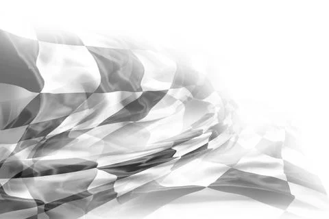 Checkered racing flag Stock Illustration