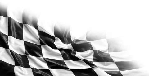 Checkered racing flag Stock Illustration