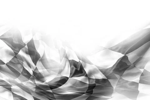 Checkered racing flag Stock Photos