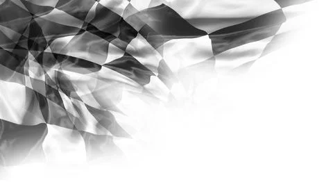 Checkered racing flag Stock Photos
