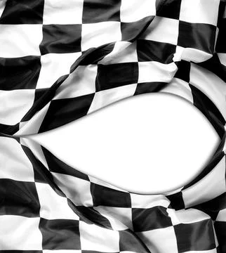 Checkered racing flag 스톡 사진
