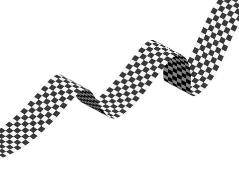 Checkered Flag Ribbon