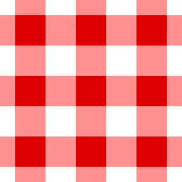 Checkered red seamless pattern, tartan textile square, fabric pattern, ging.. Stock-Illustration
