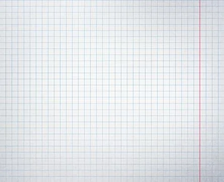 Checkered school notebook Stock Illustration